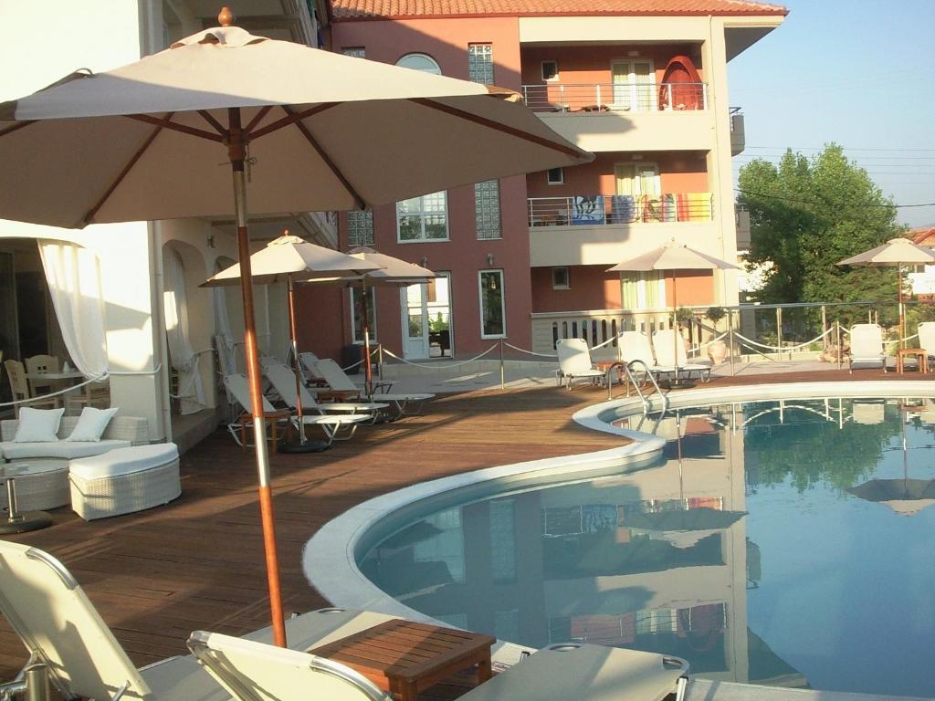 Ammos Bay Otel Ammoudia Dış mekan fotoğraf